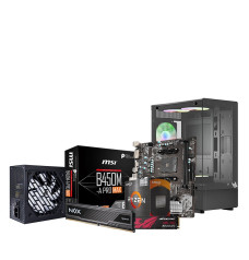 Budget PC Build With AMD RYZEN 7 5700G Processor And MSI B450M-A PRO MAX Motherboard